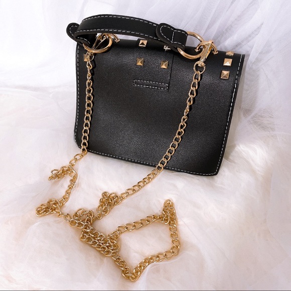 RESTOCKED🔥BLACK Luxury Rivet Decoration Jelly Candy Handbags Crossbody - Picture 5 of 7